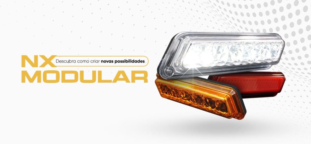 NX Modular SinBrax: uma nova era em iluminação traseira para carretinhas, reboques, ônibus e máquinas pesadas